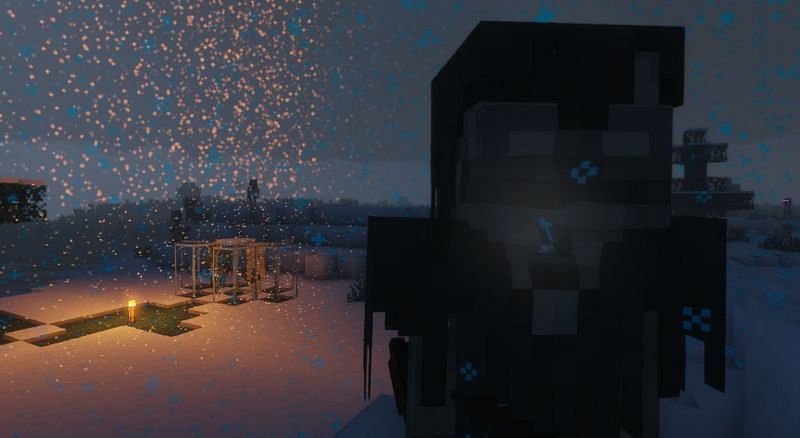 Shown: A Stray looking at the player hauntingly (Image via Minecraft)