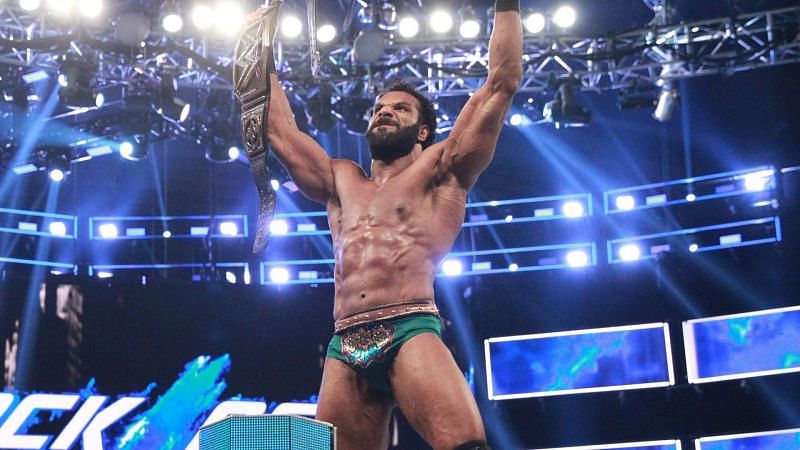 Jinder Mahal feuded with Randy Orton, Shinsuke Nakamura, and AJ Styles in 2017