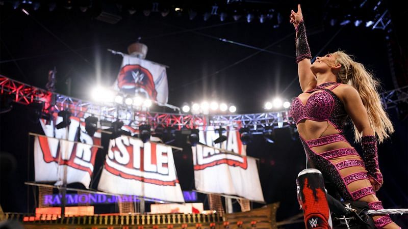 Natalya was struck by a devastating blow at WrestleMania 37 (Credit: WWE)