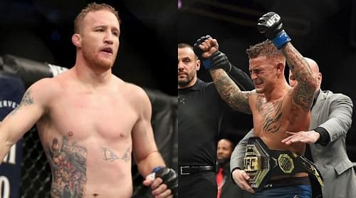 Justin Gaethje and Dustin Poirier