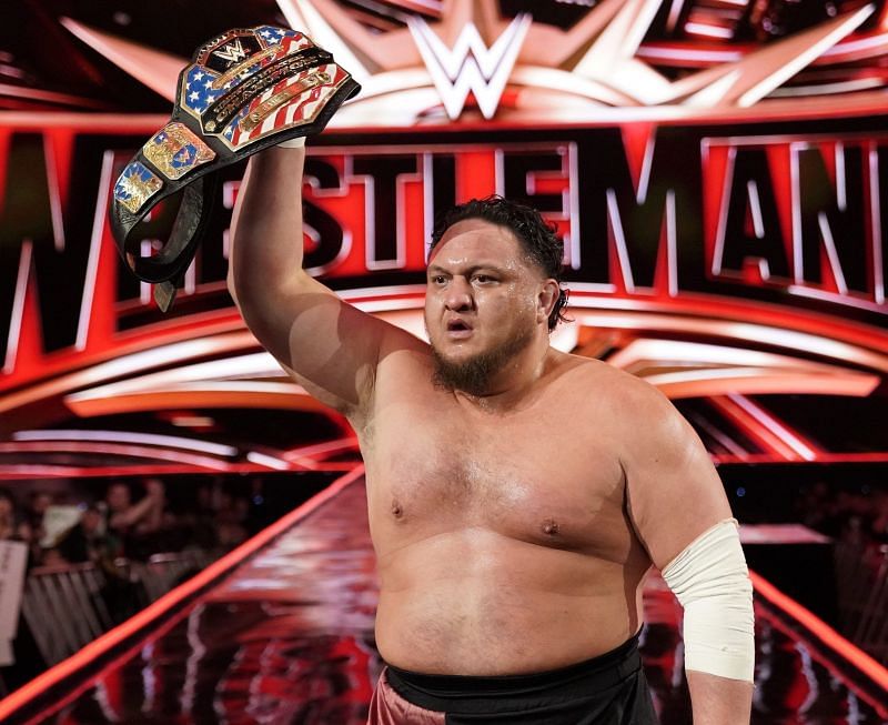 Samoa Joe at WrestleMania 35
