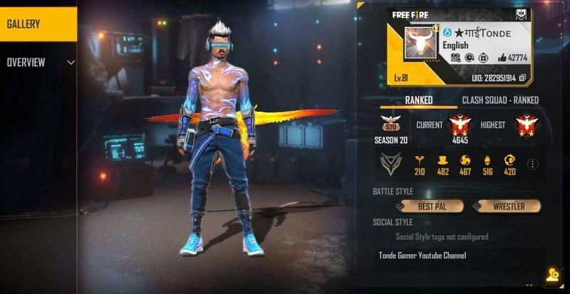 Tonde Gamer is among the most popular Free Fire content creators