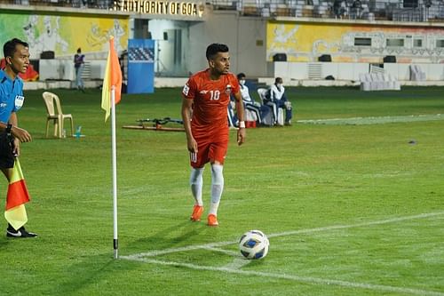 Brandon Fernandes played a key role in FC Goa's draw with Al-Rayyan. (Image: AFC)