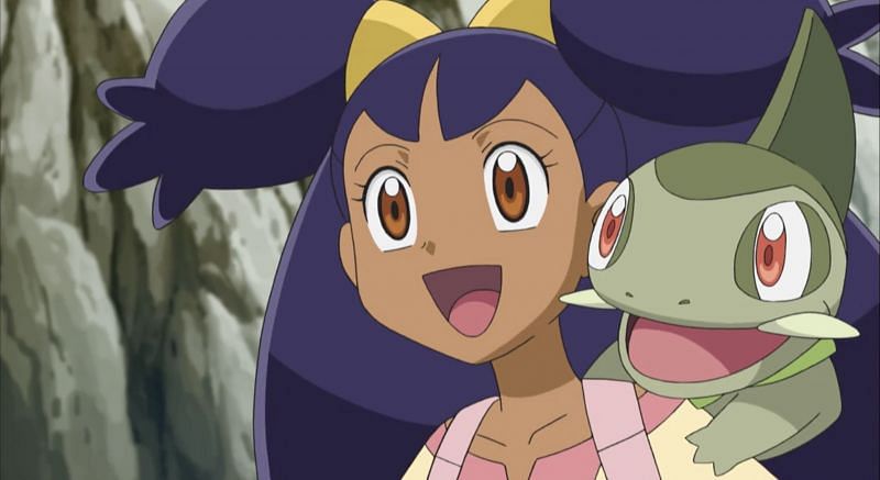 Iris in the anime (Image via The Pokemon Company)