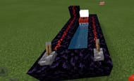 Clicking the levers (Image via Minecraft)