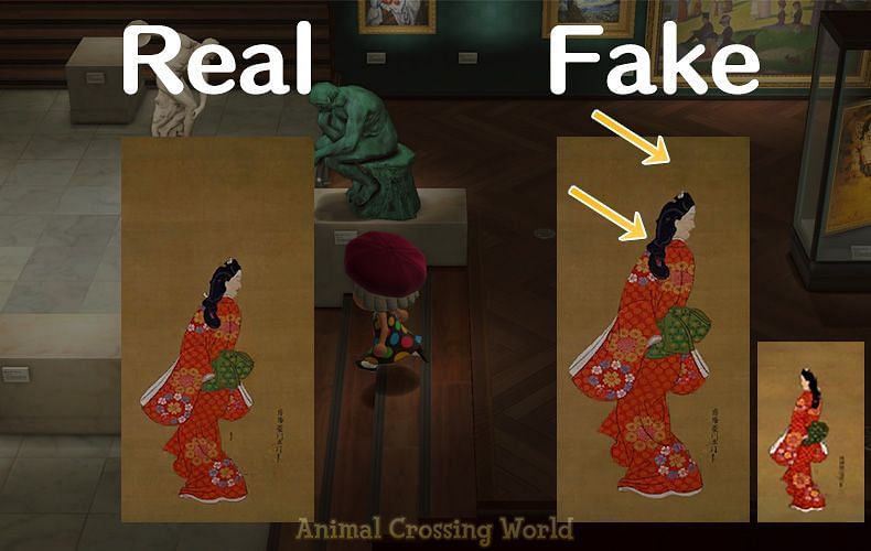 Animal Crossing: New Horizons: Redd's Paintings: Real vs Fake Art Guide
