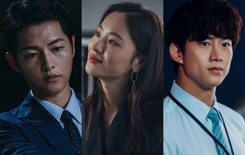 Song Joong-ki, Jeon Yeo-been, and Ok Taec-yeon in Vincenzo (Image via tvN/Netflix)