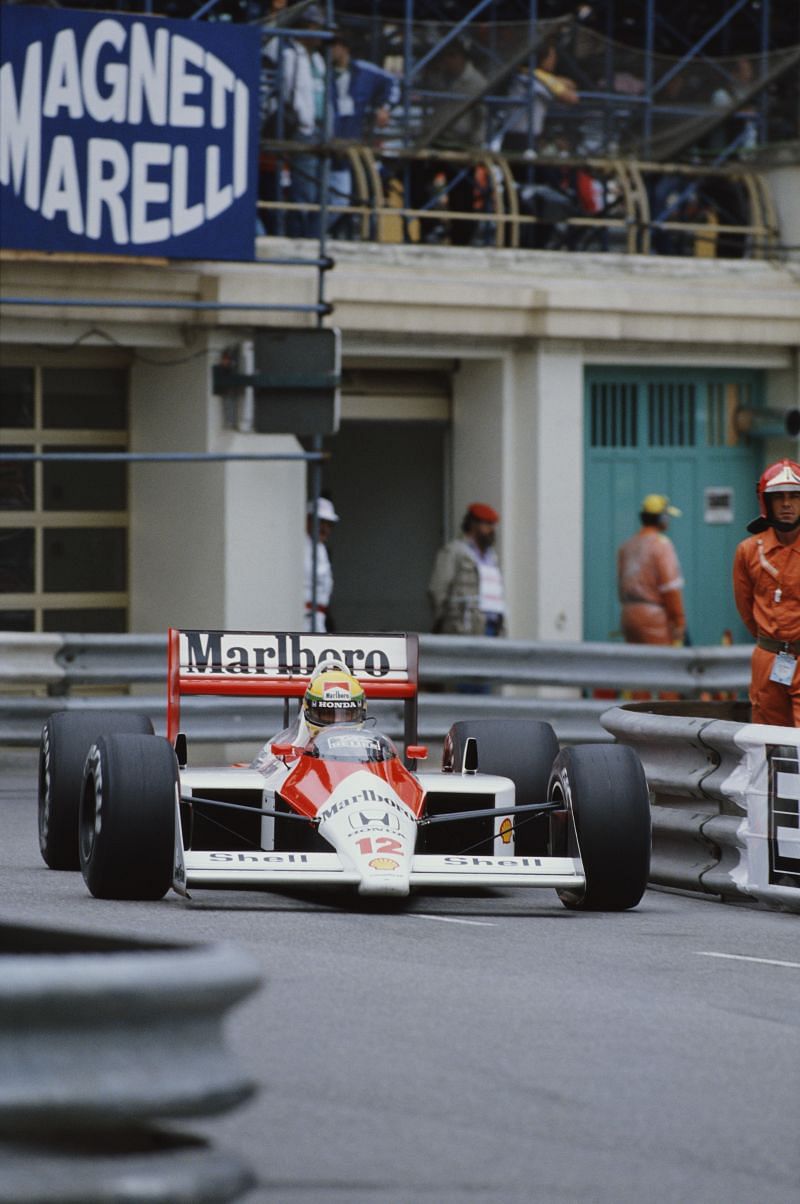 Grand Prix of Monaco- Ayrton Senna driving the MP4/4 (Photo by Oli Tennent/Getty Images)
