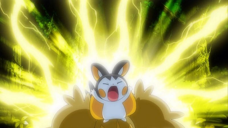 A Pokemon using Discharge in the anime (Image via The Pokemon Company)