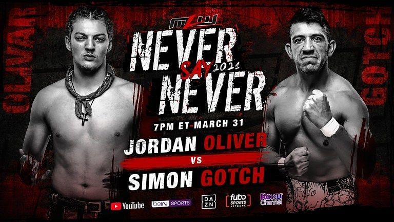 MLW Never Say Never Match One: Jordan Oliver vs. Simon Gotch