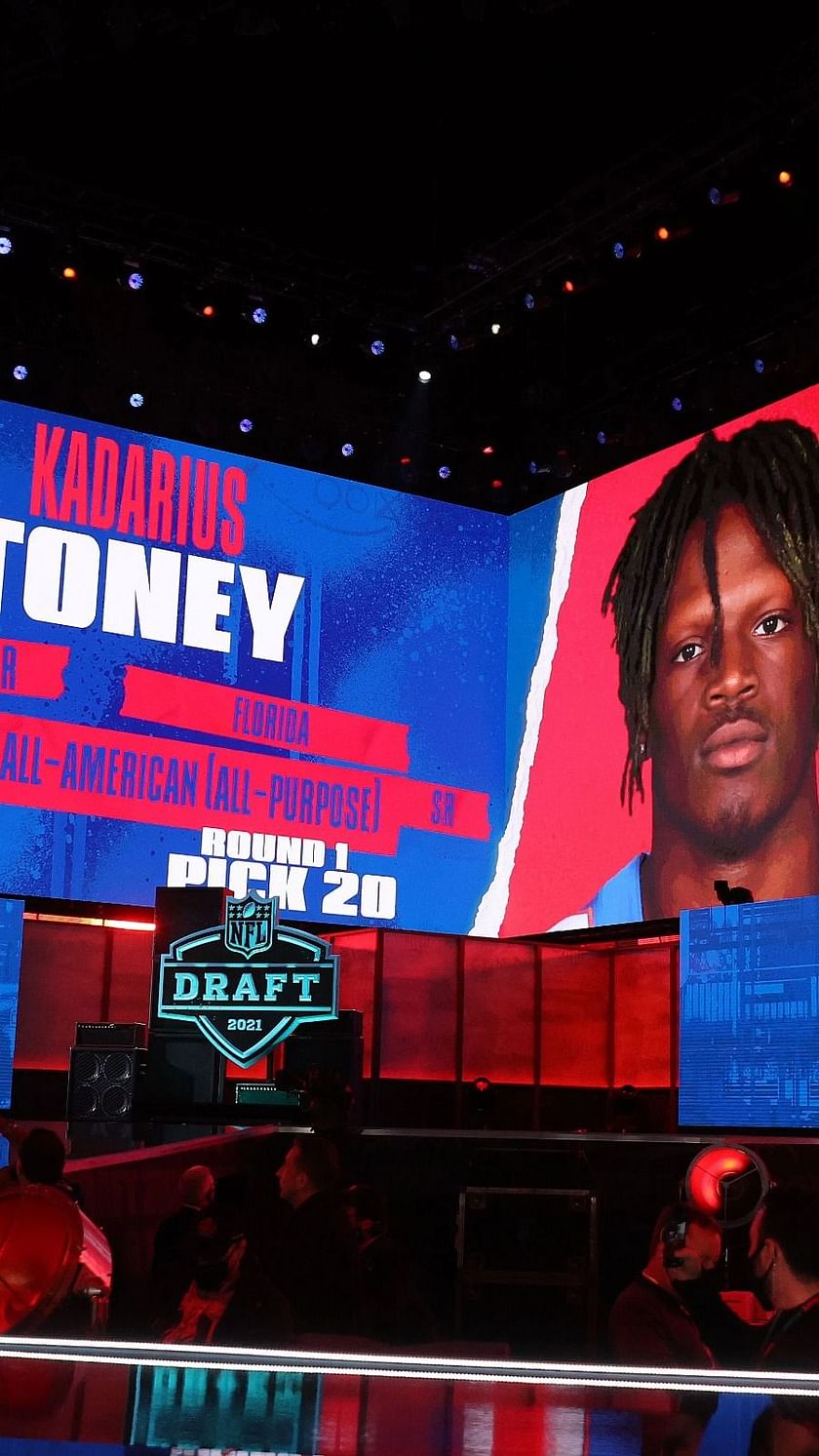 Giants pick Florida WR Kadarius Toney at No. 20