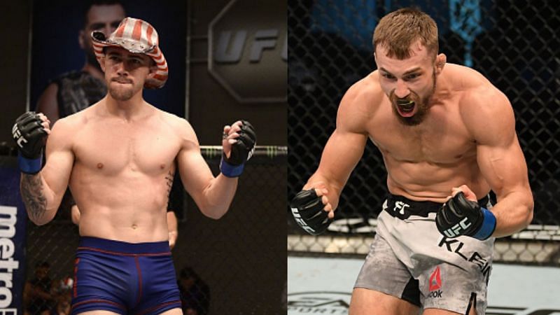Mike Trizano (left) will face Ludovit Klein (right) at UFC Vegas 26