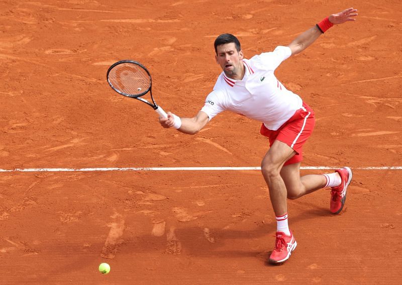 Novak Djokovic struggled to get into his rhythm in Monte Carlo