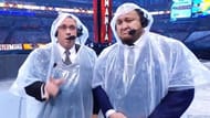 Samoa Joe at the start of WrestleMania 37.