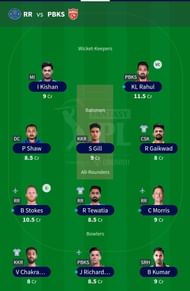 The team suggested for Match 4.