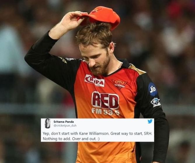 "This world has gone bonkers!"- Fans furious as Kane Williamson misses SRH's opening game