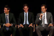 Novak Djokovic (L), Rafael Nadal and Roger Federer have ruled men's tennis for the last decade and a half