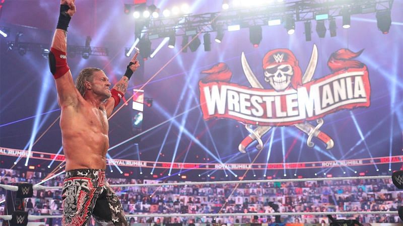 Edge won the 2021 men&#039;s Royal Rumble match