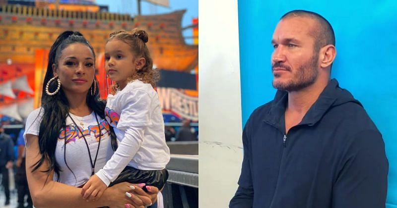 Randy Orton&#039;s wife and daughter.