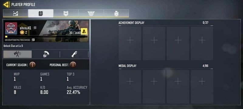  Shreyas Iyer&#039;s stats in COD Mobile&#039;s Multiplayer mode