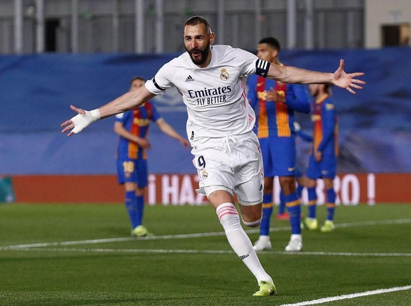 Karim Benzema produced a wonderful finish to put Real Madrid in the lead