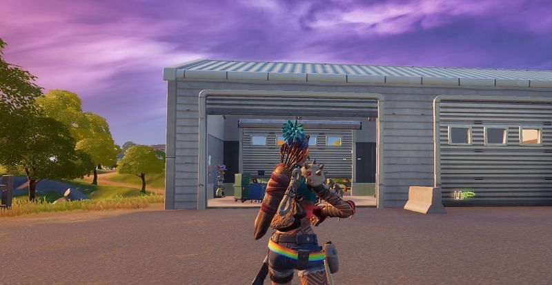 Garages can be finally found on Fortnite island. Image via Epic Games