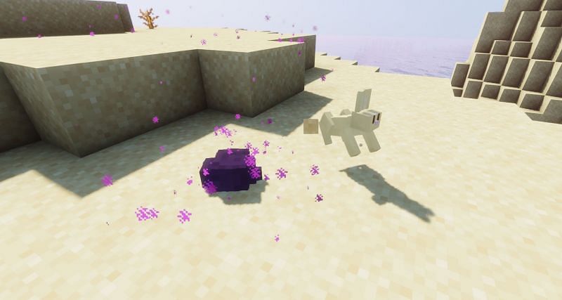 Shown: A comparison between two very small mobs! (Image via Minecraft)