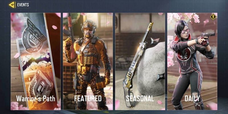 The featured section in COD Mobile (Image via Activision)