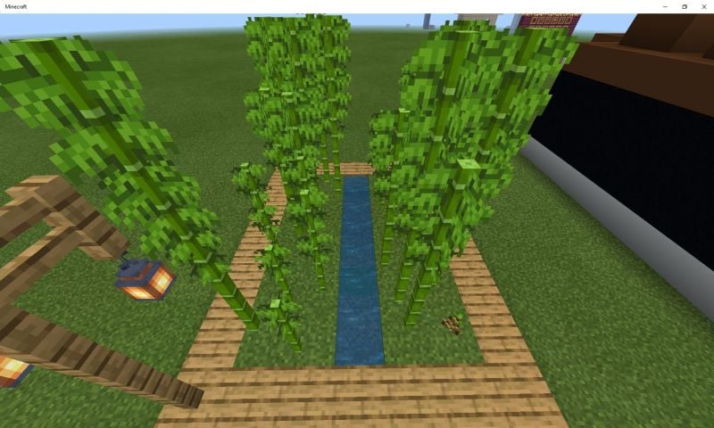 How to create a bamboo farm in Minecraft