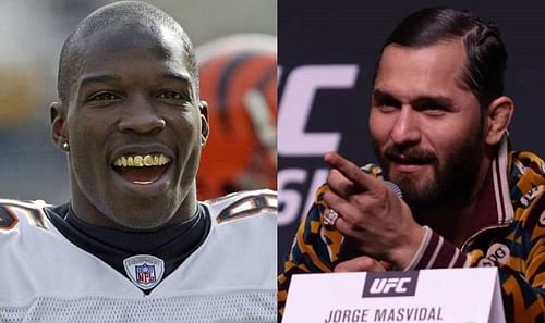 Chad Ochocinco (left); Jorge Masvidal (right)