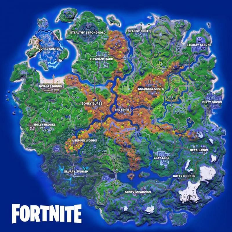 Where Do Most People Drop In Fortnite Top 5 Least Visited Landing Spots In Fortnite Season 6