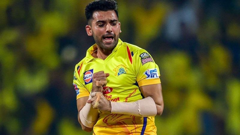 CSK&#039;s Deepak Chahar