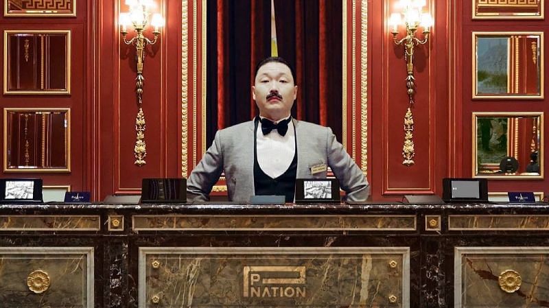 Psy in the teaser for P NATION&#039;s new artist (via Twitter)