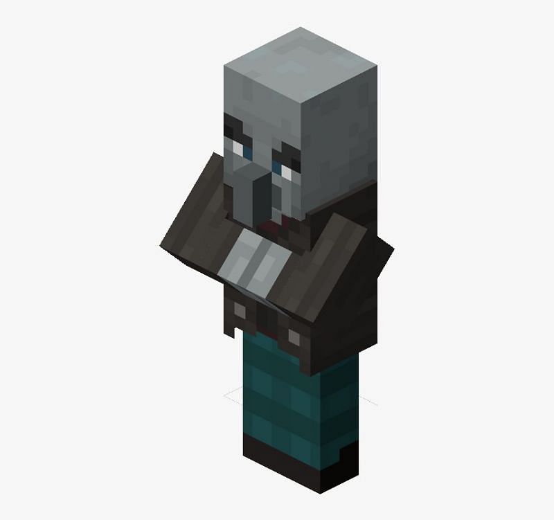 Vindicator in Minecraft (Image via kindpng)