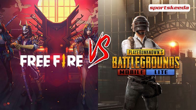 Both Free Fire and PUBG Mobile Lite have a battle royale mode (Image via Sportskeeda)