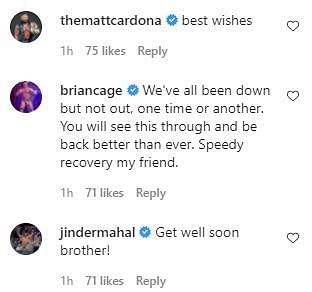 Several wrestlers sent their wishes to EC3 for a full recovery