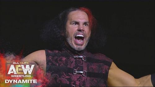 Matt Hardy during his AEW debut