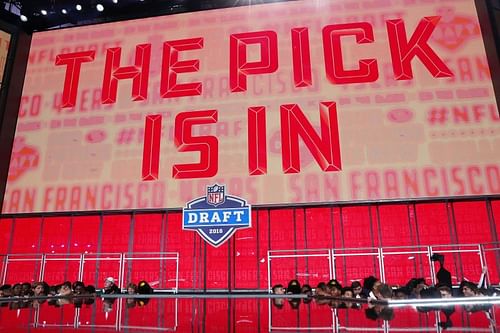 The San Francisco 49ers' pick is in.