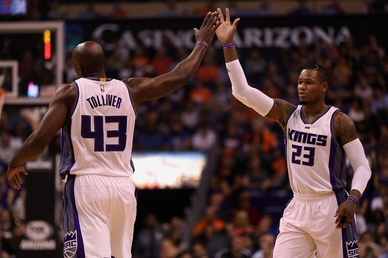 Ben McLemore (right) made his debut in the NBA with the Sacramento Kings.