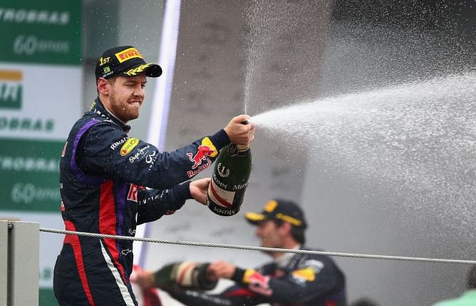 Who has the most wins in a single Formula 1 season?