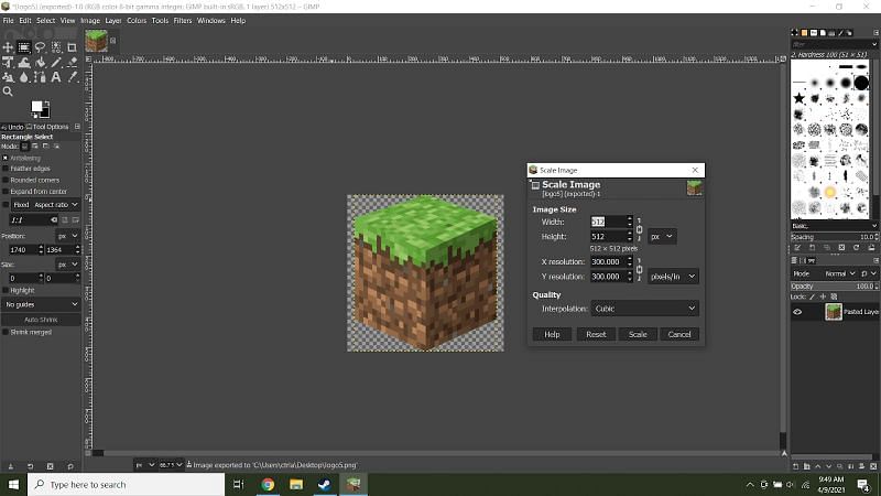 The first step is to actually choose the drawing to import. This can be any image file you want, but you need to make sure it&#039;s prepared to work with minecraft.