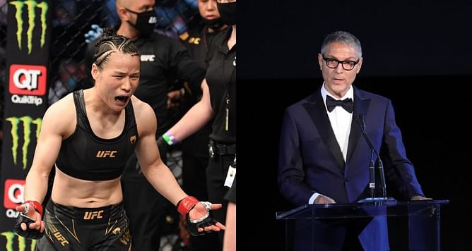 Watch: Endeavor CEO Ari Emanuel gets Zhang Weili's name completely wrong in ridiculous faux pas