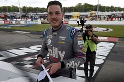Alex Bowman steals the NASCAR Toyota Owners 400 with a late-race surge