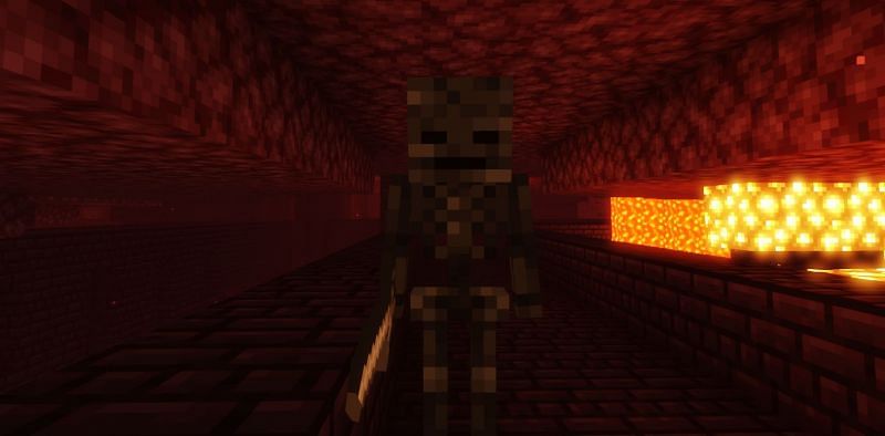 Shown: A Wither Skeleton looking for its next victim (Image via Minecraft)