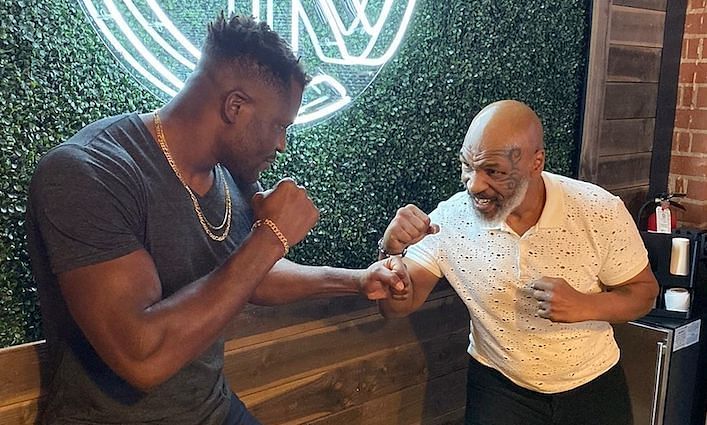 Francis Ngannou has frequently been seen interacting with his childhood idol Mike Tyson