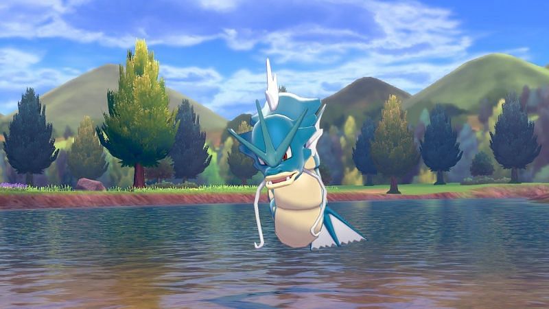 Enter battle with Gyarados. Carefully battle Gyarados to reduce its health and make it easier to catch. You can try inflicting a Status Effect like Paralysis or Sleep to make it even easier to catch.&nbsp;