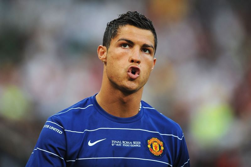 Cristiano Ronaldo during his Manchester United days