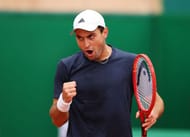 Aslan Karatsev at the Rolex Monte-Carlo Masters