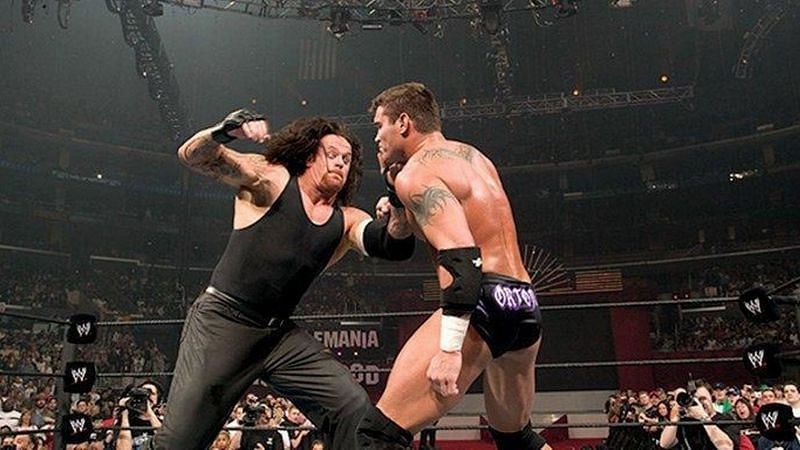 Randy Orton attempted to break The Undertaker&#039;s WrestleMania undefeated streak at WrestleMania 21