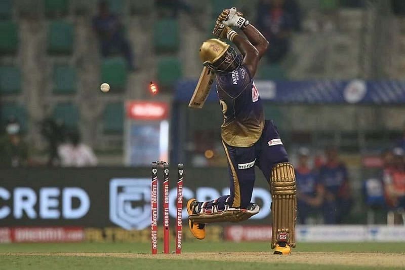 Andre Russell fell to Jasprit Bumrah twice in IPL 2020